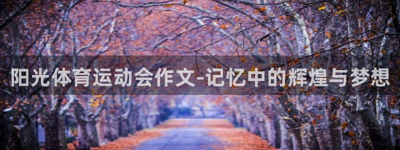 JJB竞技宝官网下载招商电话地址：阳光体育运动会作文