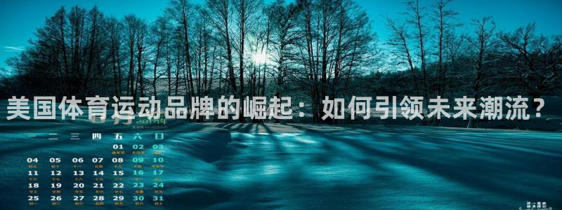 JJB竞技宝官方正版app神州：美国体育运动品牌的崛