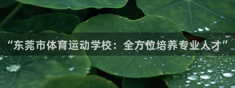 JJB竞技宝官网下载软件：“东莞市体育运动学校：全方